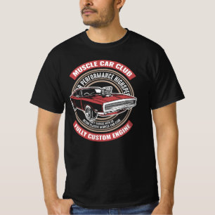 Musscle car club fully custom engine T-Shirt