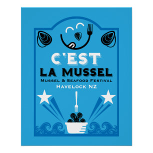Mussel & Seafood Festival Poster