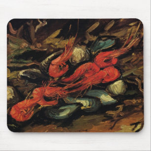 Mussels and Shrimp by Vincent van Gogh Mouse Pad