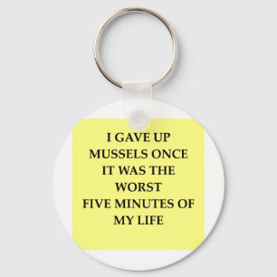 MUSSELS.jpg Key Ring