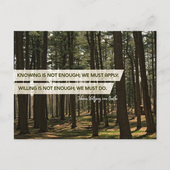 Must Apply And Must Do Postcard (Front)