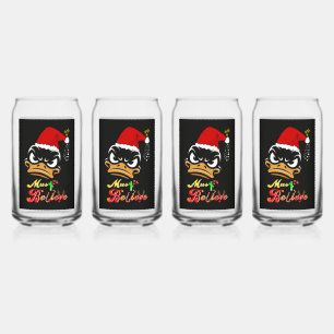 Must Believe Christmas Can Glass