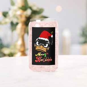Must Believe Christmas Can Glass
