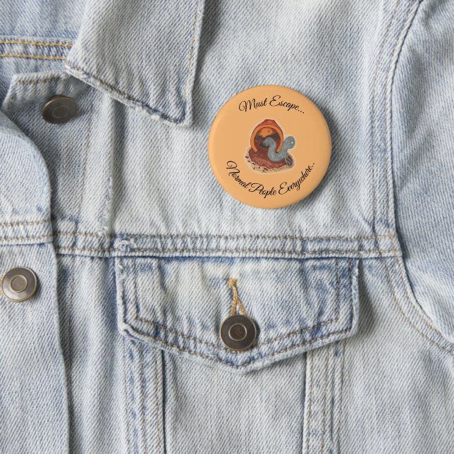 Must Escape..The Potted creature-button pin (In Situ)