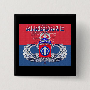“Must Have” 82nd Airborne Division 15 Cm Square Badge