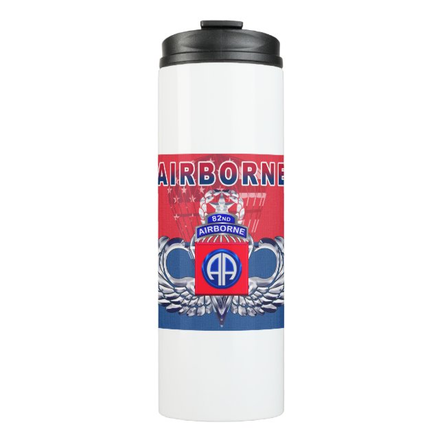 “Must Have” 82nd Airborne Division Thermal Tumbler (Front)
