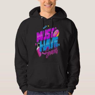 Must Have Snacks Food Cute Doughnut Hoodie