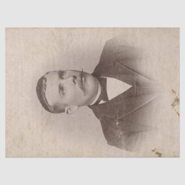 Mustach Man Junk Journal Element Sheet (Front)