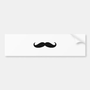 MUSTACHE BUMPER STICKER