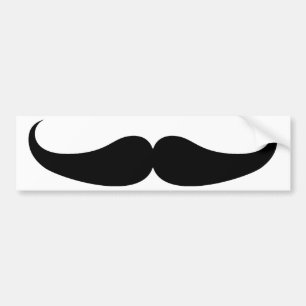 Mustache Bumper Sticker