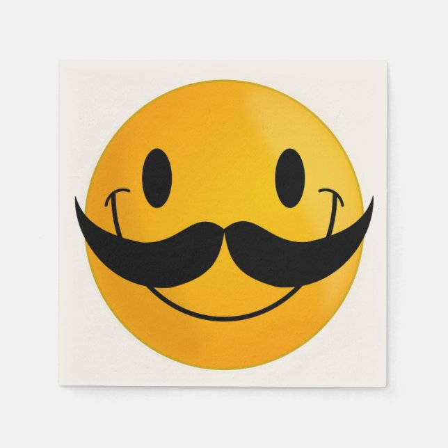 MUSTACHE FACE NAPKIN (Front)