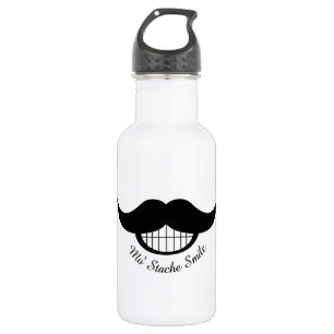 Mustache Smile 532 Ml Water Bottle