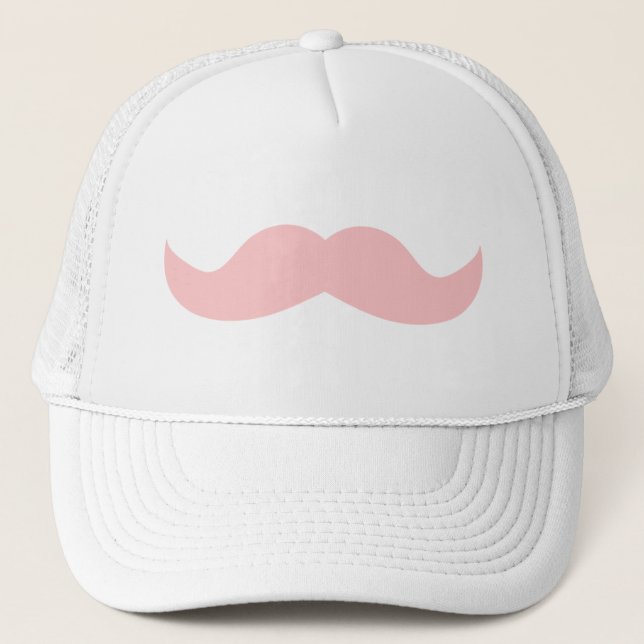 Mustache Trucker Hat (Front)