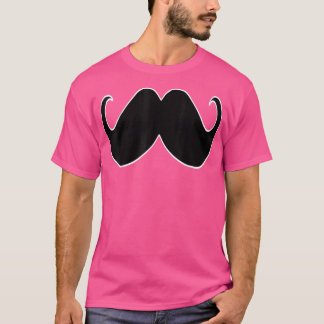 Mustache Vintage Beard Funny Halloween Joke Gifts T-Shirt