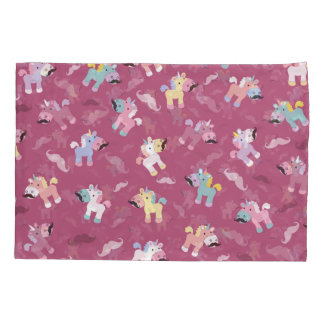 Mustachio Unicornio Pillowcase