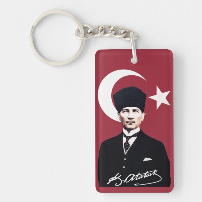 Mustafa Kemal Atatürk Key Ring (Front)