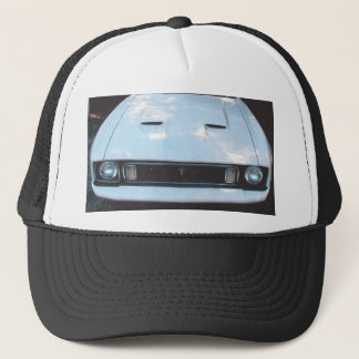 Mustang 73" frontview picture on a hat