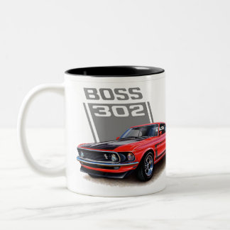 Mustang Boss 302 Two-Tone Coffee Mug