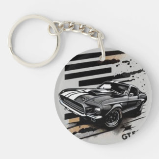 Mustang, car,Keyring in acrylic Key Ring