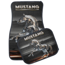 Mustang, car, mats, carpet style, strong