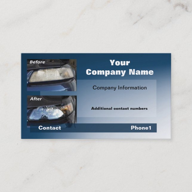 mustang-card #1 business card (Front)