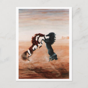 Mustang Fantasy Postcard