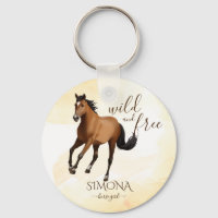 Mustang horse wild and free personalised favours