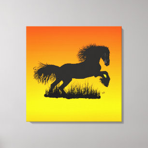 Mustang Leinwand Canvas Print