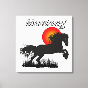 Mustang Leinwand Canvas Print