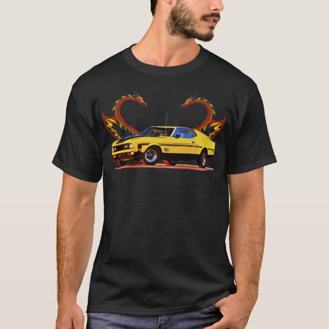 Mustang_n_Dragons T-Shirt (Front)