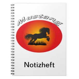 Mustang Notizheft Spiral Notebook