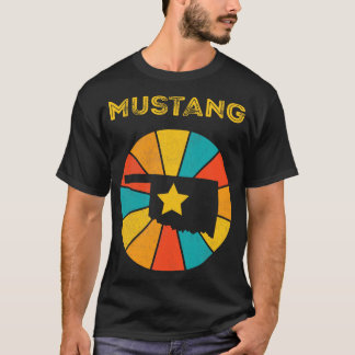 Mustang Oklahoma Vintage Distressed Souvenir 1 T-Shirt