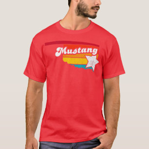 Mustang Oklahoma Vintage Distressed Souvenir 2 T-Shirt