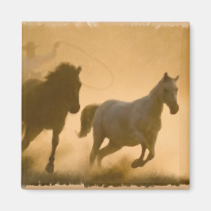 Mustang Roundup Magnet