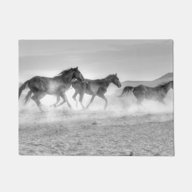 Mustang Run Doormat (Front)