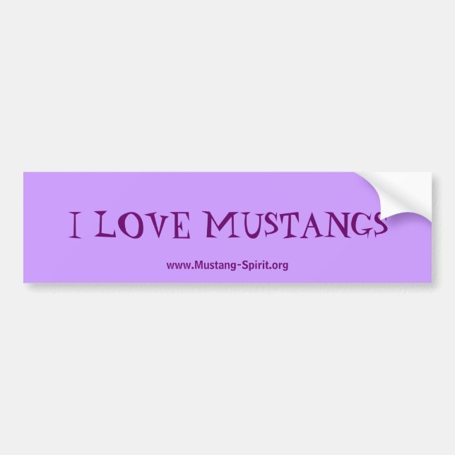 Mustang-Spirit Bumpter Sticker (Front)