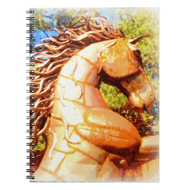 mustang stallion spiral notebook (Front)