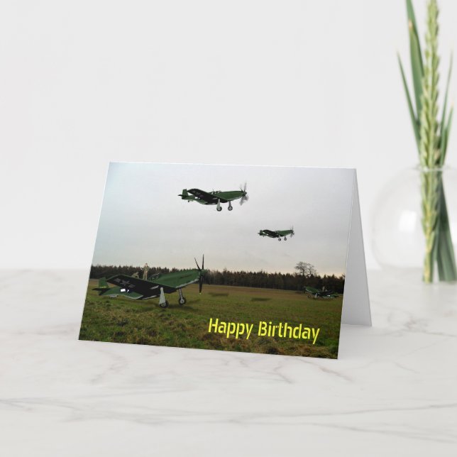 Mustang Station Norfolk 1943 Card (Front)