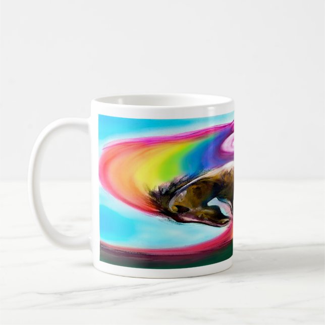 Mustang Unicorn Coffee Mug (Left)