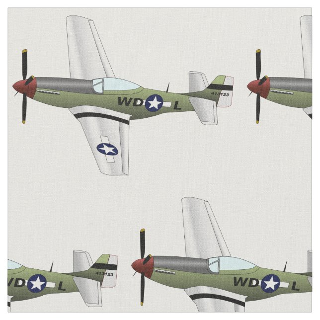 Mustang Warbird Fabric (Close Up)