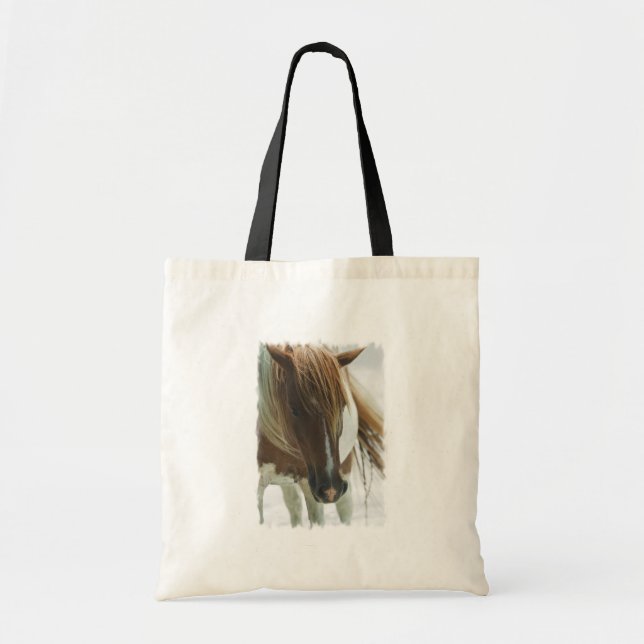 Mustang Wild Horse Tote Bag (Front)