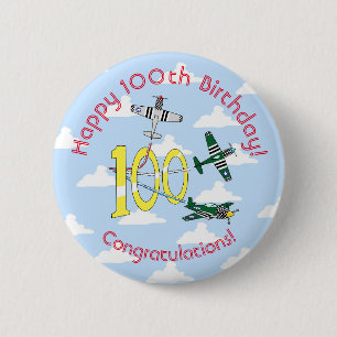 Mustangs 100th Birthday (Blue Sky) Badge