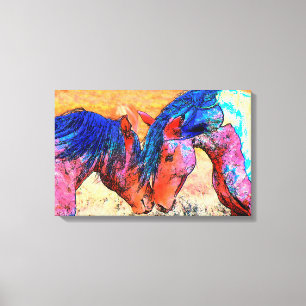 Mustangs Canvas Print