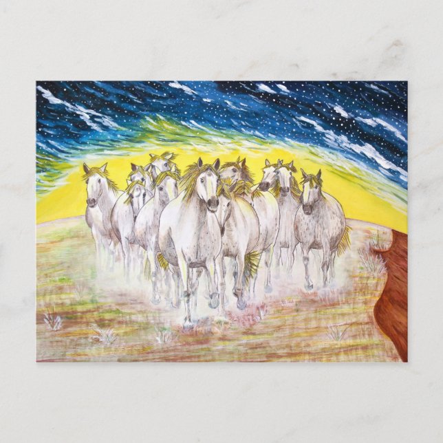 MUSTANGS POSTCARD (Front)