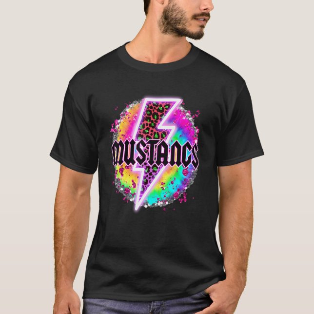 Mustangs School Spirit T-Shirt (Front)