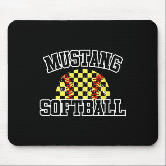 Mustangs Softll Mom Mustangs School Spirit Sports  Mouse Pad