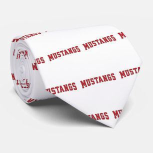 Mustangs Sports Neck Tie
