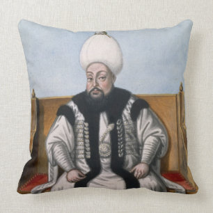 Mustapha III (1717-74) Sultan 1757-74, from 'A Ser Cushion