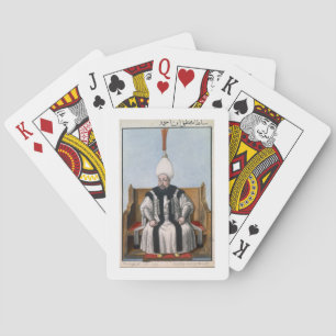 Mustapha III (1717-74) Sultan 1757-74, from 'A Ser Playing Cards