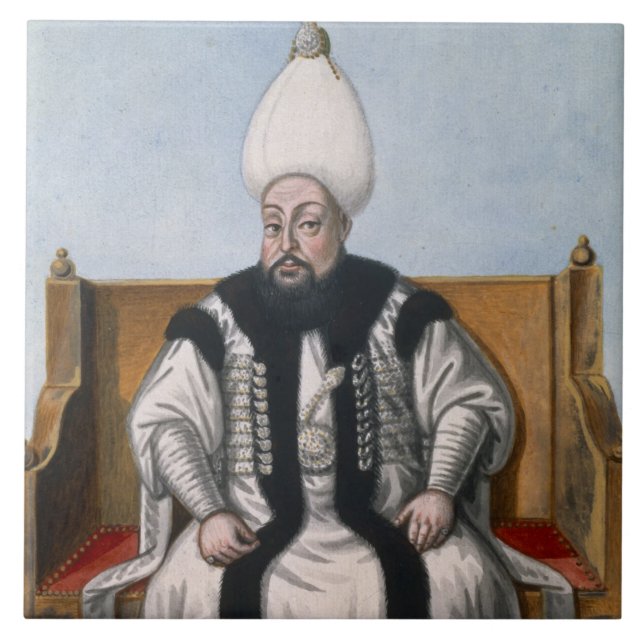 Mustapha III (1717-74) Sultan 1757-74, from 'A Ser Tile (Front)